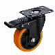  100mm American Style Swivel Locking PU Caster Wheel