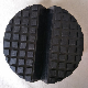 Small Slot Solid Blocks Pads Rubber Mounting for Car Trolley