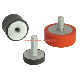  Car Auto Molded Rubber Shock Absorber Mount / Custom Rubber Bumpers