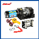 12V 24V DC ATV 3500lbs Permanent Electric Steel Wire Rope Winch / Windlass