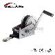  2000lbs Portable Yacht Winches Hand Gear Winch to The Trailer for The Boat with Strap