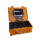  Sewer Pipe Inspection Camera 120m Push Rod Cable with Winch Built-in Meter Counter