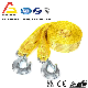  Tow Straps Heavy Duty with Hooks 2” X20’ 15, 000 Lbs, Metal Safety Hooks, Woven Polyester Webbing for Trailers, Securing Items, and Farm Cleaning