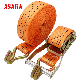 5t Polyester Ratchet Tie Down Cargo Lashing Belt with CE Approved