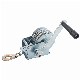  800lbs (350kgs) Heavy Duty Hand Winch, Auxmart Boat Trailer Winch with Wire Rope and Hook, 2 Ways Hand Cable Crank Winch for ATV, Trailer, Boat, Truck
