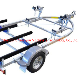  Hot Dipped Galivanized Double Seats Motorboat Trailer