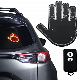 Middle Finger Fun Car Light Remote Back Window Windshield Emoticons Bird Wave