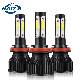  Haizg 4-Sides Car LED Light Bulb 10000lm X7 50W Auto LED Headlight