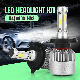  Wholesale Car Light Cheap 9003 Hb2 H4 S2 LED Headlight Bulb Three Sides 72W 8000lm