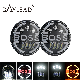  7 Inch 60W Offroad High Low Beam Halo Ring Amber Turn Signal LED Headlamp for Jeep