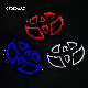  LED Car Decal Tail Logo Light Badge Lamp Emblem Sticker for Toyota