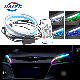  Haizg New 12V RGB 7 Colors LED Flexible DRL Daytime Running Light