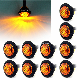  12V 24V LED Side Marker Light Auto Truck Lorry Trailer Bus Tail Lamp Car Warning Lamp Turn Signal Indicator Light Yellow