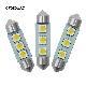  39mm Xenon White Bulb Plate Shuttle Festoons Dome Light Ceiling Lamp Car