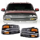  LED Headlights for 1999-2002 Chevy Silverado 1500 Accessories Headlight for Chevrolet Silverado 2500 HD 3500 Suburban Tahoe