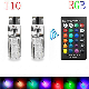  12V Automobile SMD LED Lamp Bulbs RGB T10 W5w Car Lighting 195lm 6 SMD LED Auto Interior Lights