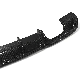  Carbon Fiber MP Rear Bumper Lip for BMW F30 M-Tech Fiber Rear Spoiler Car Rear Diffuser Lip Dual Double Output Fits Mt Bumper