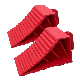  Solid Rubber Heavy Duty Black Wheel Chock 2-Pack