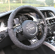  Luxury Leather Sewing Steering Wheel Cover High Quality Leather Steering Wheel Cover
