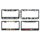  Customizable Beautiful Flag Celebration Series American Specification Alloy License Plate Frame
