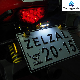  Aluminum Alloy Rear License Plate Frame with Lights Adjustable License Plate Frame Motorcycle Bracket