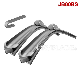  Cheap Car Wiper Universal Wiper Blade Frameless Soft Windscreen Wiper Natural Rubber Centric Aerodynamic Flat Wiper Beam Blade Worldwide Best Seller Jb80BS