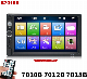  2 DIN Car MP5 Player Bluetooth Touch Screen Car HD Stereo,Support Bluetooth/Miroorlink/USB /Aux/FM/TF,W/HD Rear Camera,Remote Control and Steering Wheel Control