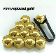 General Motors Tyre Plated Screw Cap Golden manufacturer