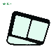  Spare Parts Front Windshield for Bus/Window Glass for King Long
