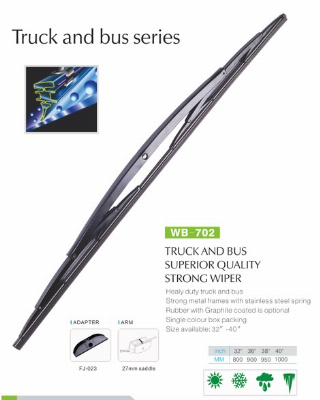 38" Heavy Duty Wiper Blade Fitting for Truck and Bus