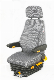  Agricultural Machinery Driver Seat with 45-130kg Weight Adjustment for Forklift