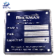  OEM Aluminum/Bronze/Brass/Steel Metal Logo Engraved Gold Silver Business Card Name Plate Tag