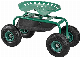  Mobile Garden Seat Scooter Roller Seat Trolley Garden Aid