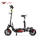 2 Wheels 1000W Foldable Electric Scooter Seat with Front Lights