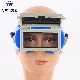  Auto Darkening Welding Helmet Eye Automatic Anti-Glare Electric Solar Darkening Mask Safety Welding Goggles Lens Glass Blue