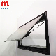  Factory Price RV Accessories Wholesale Flat Surface Right Angle Camper Trailers Glass Awning Window 800*500mm