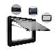  Wholesale Maygood Right Angle Top Hinge Window Awning Style Push-out Glass Caravan Trailer Casement Window with Shutter and Blind