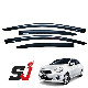  High Quality Acrylic Injection Black Window Wind Deflector Door Visor for Attrage