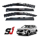  Factory Price Custom Black Side Vent Shade Rain Guard Window Sun Door Visor for 2019 Santafe