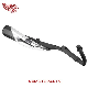 Hj100t-7 Haojue High Quality Modified Stainless Steel Motorcycle Exhaust Muffler