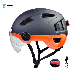  Nederland CE En1078 Nta8776 Sport Safety Adult Ebike Helmet with LED Light Patent Electric Bike Helmet with Sun Visor