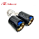  High Performance Exhaust Carbon Fiber with Dual Outlet for BMW 128I 320I 530I