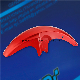 Cg125 Wholesale Motorcycle Body Parts, Plastic Parts ABS Red Front Fender