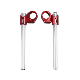  CNC Anodized Basic Customization Aluminium Alloy Motorcycle Clip on Handlebar