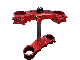  High Quality CNC Machined Billet Aluminum Motorcycle Front Shock Triple Tree