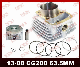 China OEM Quality Cg200 63.5mm Cyliner Kit Motorcycle Parts