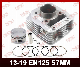  China OEM Quality En125/Gn125 Cylinder Kit Motorcycle Parts