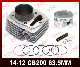  CB200 63.5mm Motorcycle Cylinder Kit China OEM Quality Motorcycle Parts