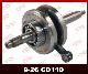  110cc Crankshaft China OEM Quality Motorcycle Parts