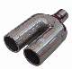  Factory Price Car Exhaust Tip Carbon Fiber Tailpipe SS304 Muffler